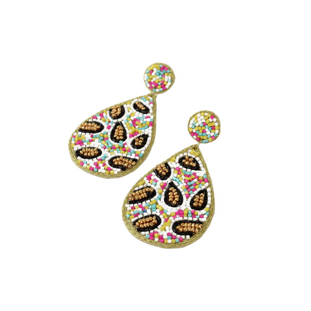 Leopard print hotsell earrings uk